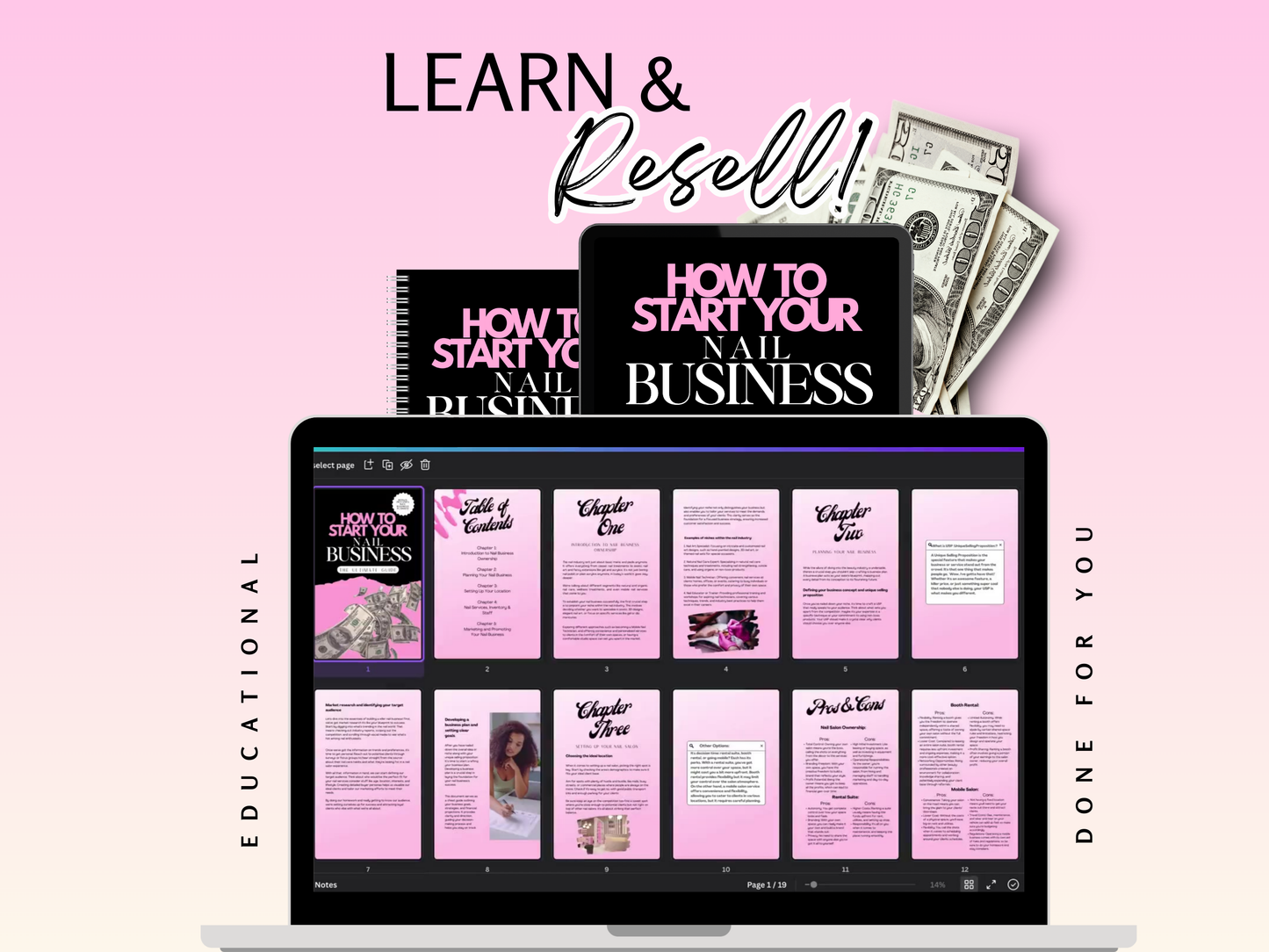 How To Start Your Nail Business PLR E-Book