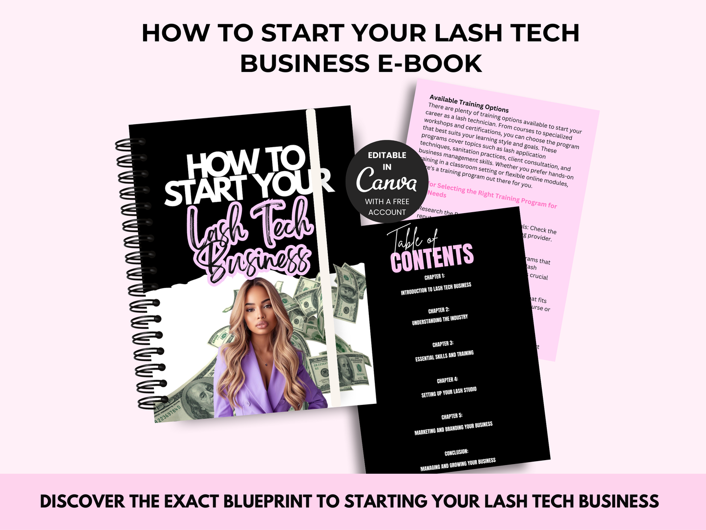 How To Start Your Lash Tech Business PLR E-Book