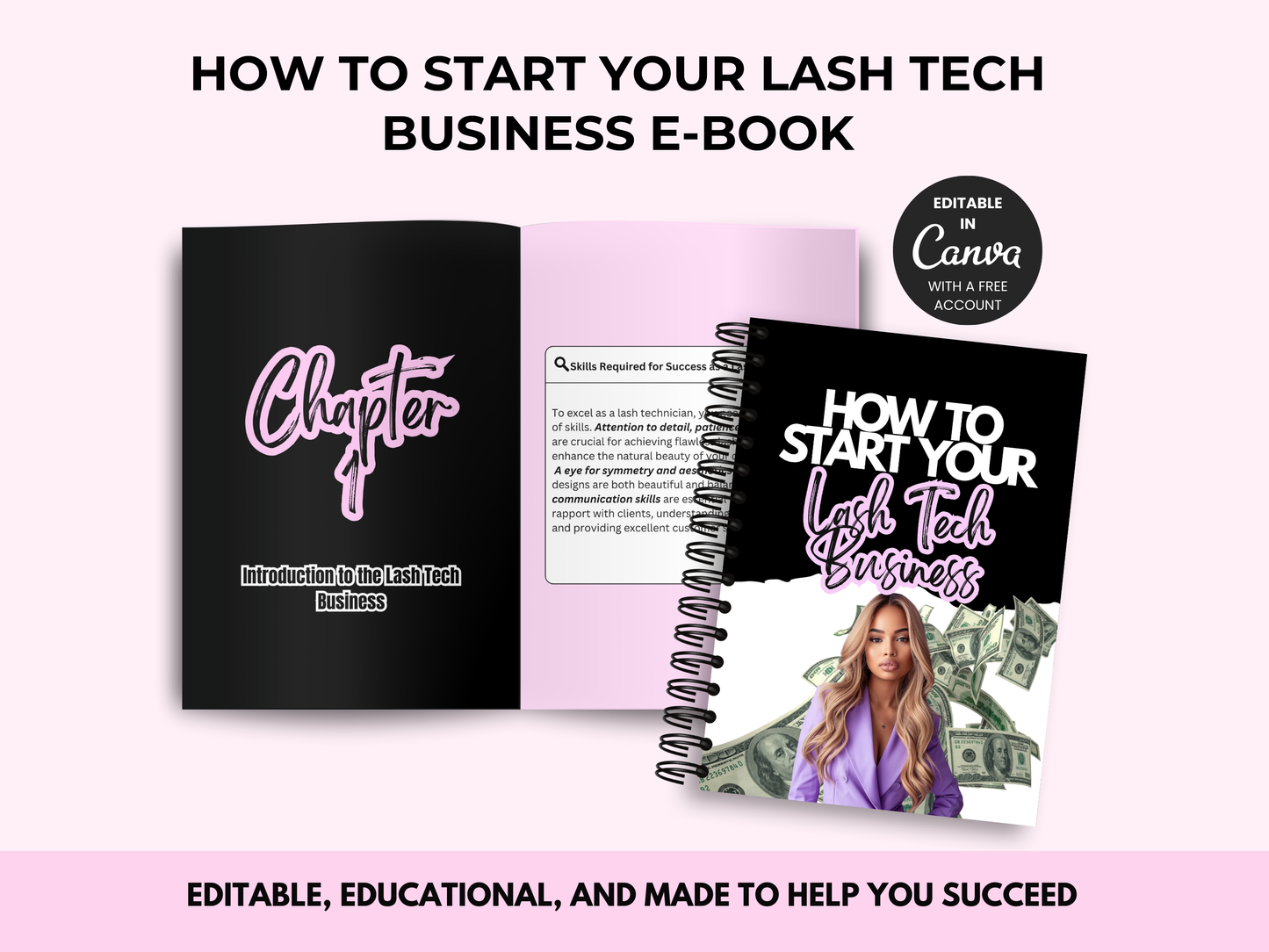 How To Start Your Lash Tech Business PLR E-Book