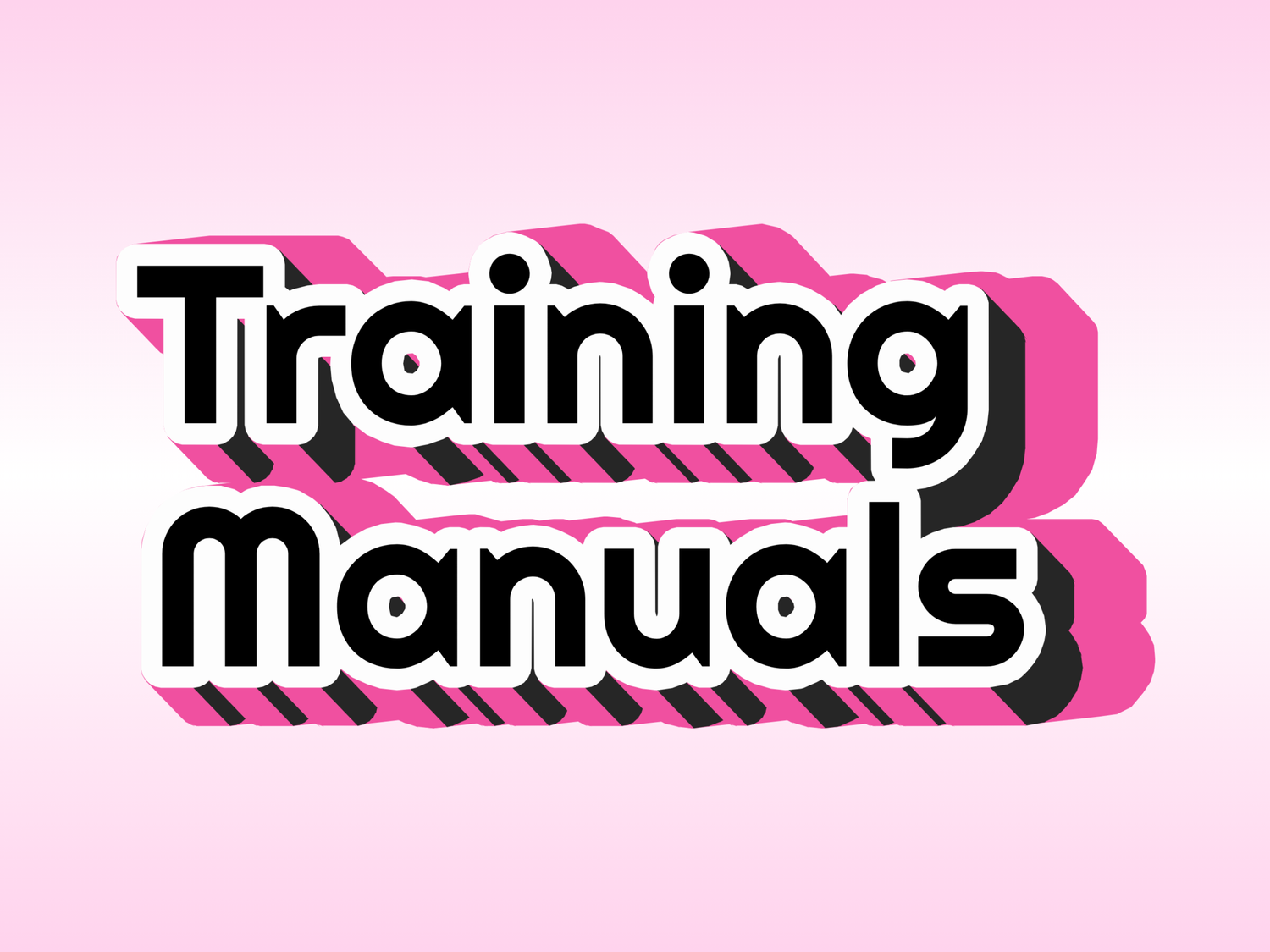 Training Manuals & Course Materials
