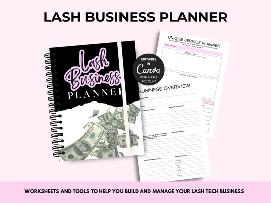 Lash Tech Business Planner
