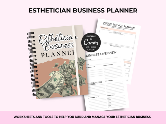 Esthetician Business Planner