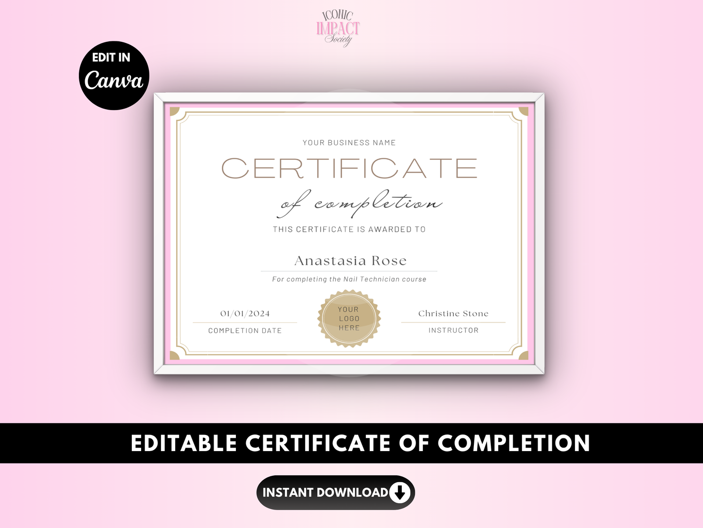 Nail Tech Training Bundle Acrylic + E-File Manuals (Editable)