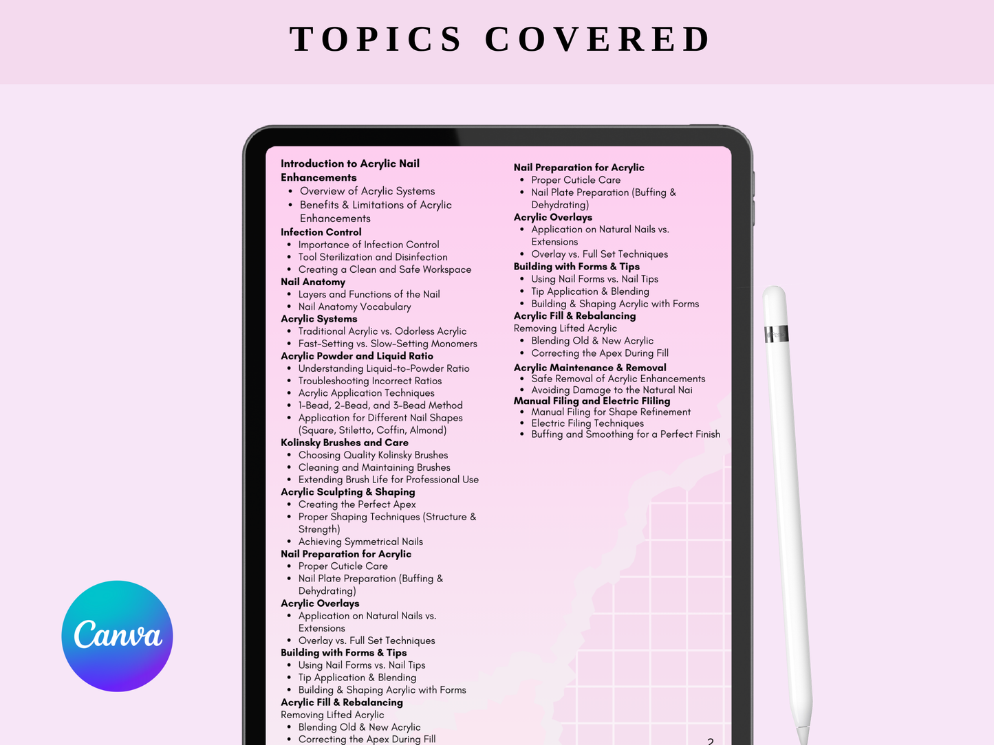 Acrylic Nails Training Manual