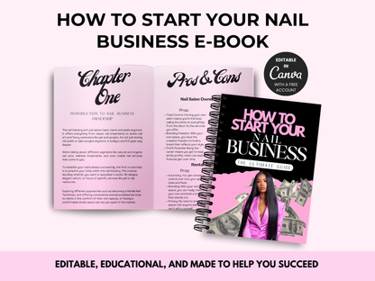 How To Start Your Nail Business PLR E-Book