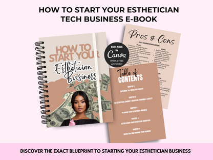 How To Start Your Esthetician Business PLR E-Book